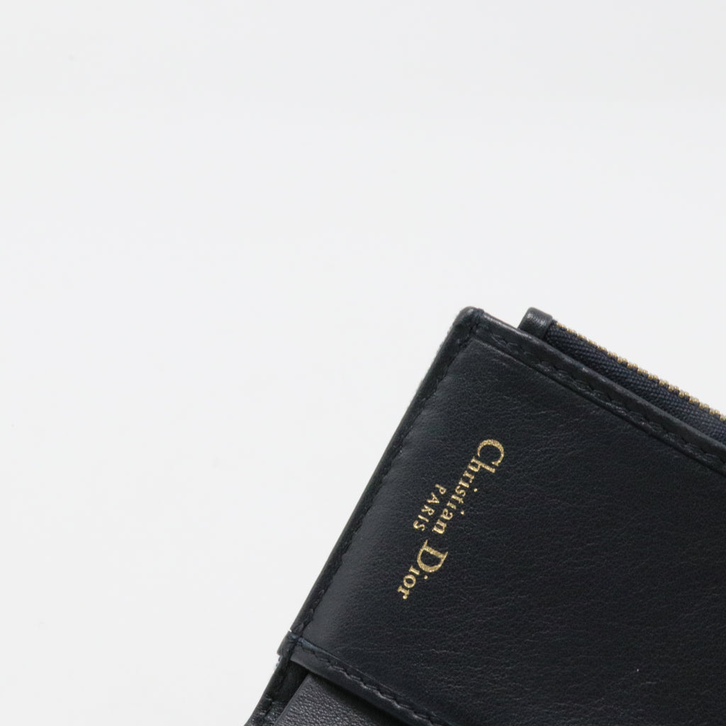 Saddle Flap Wallet Oblique Canvas Mini