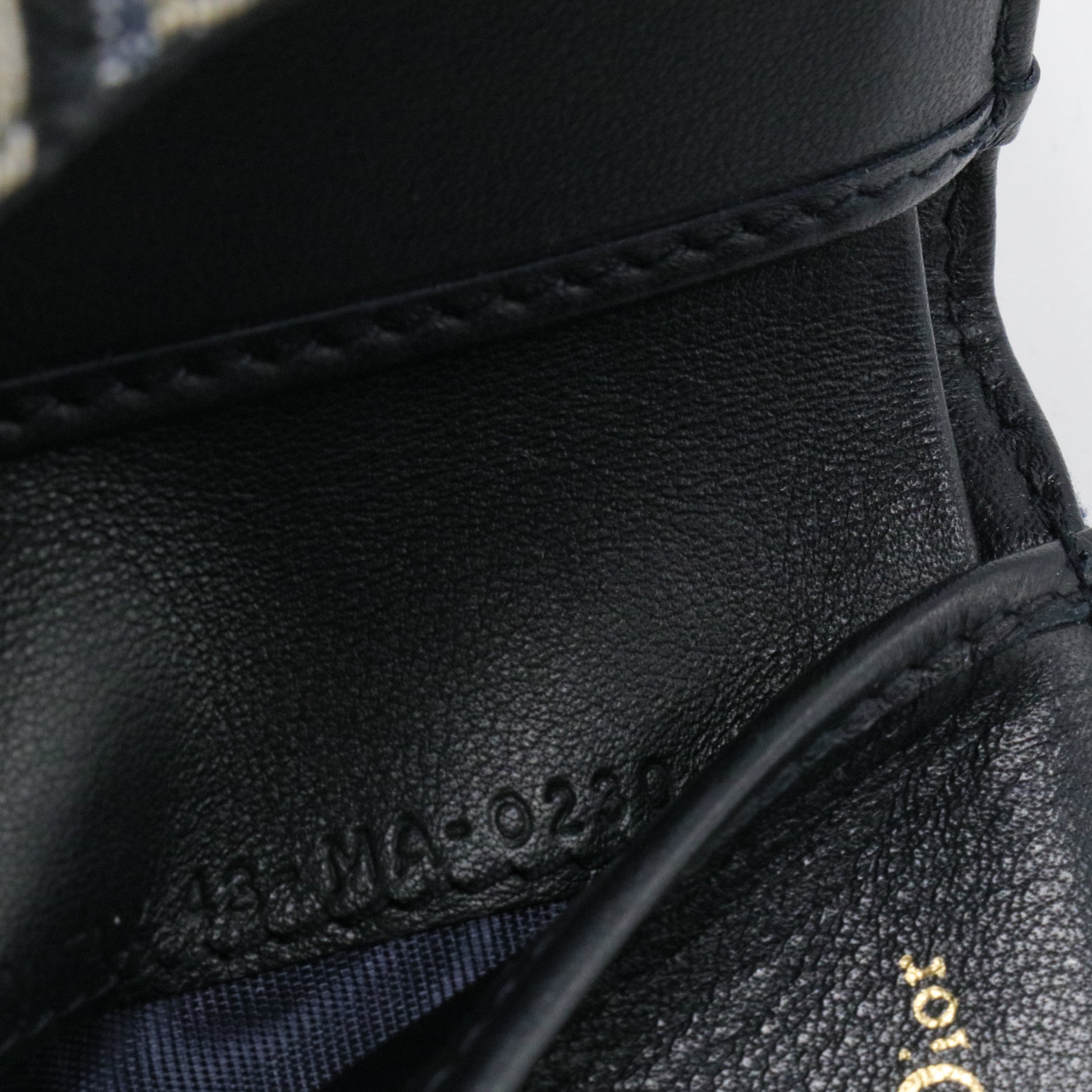 Saddle Flap Wallet Oblique Canvas Mini