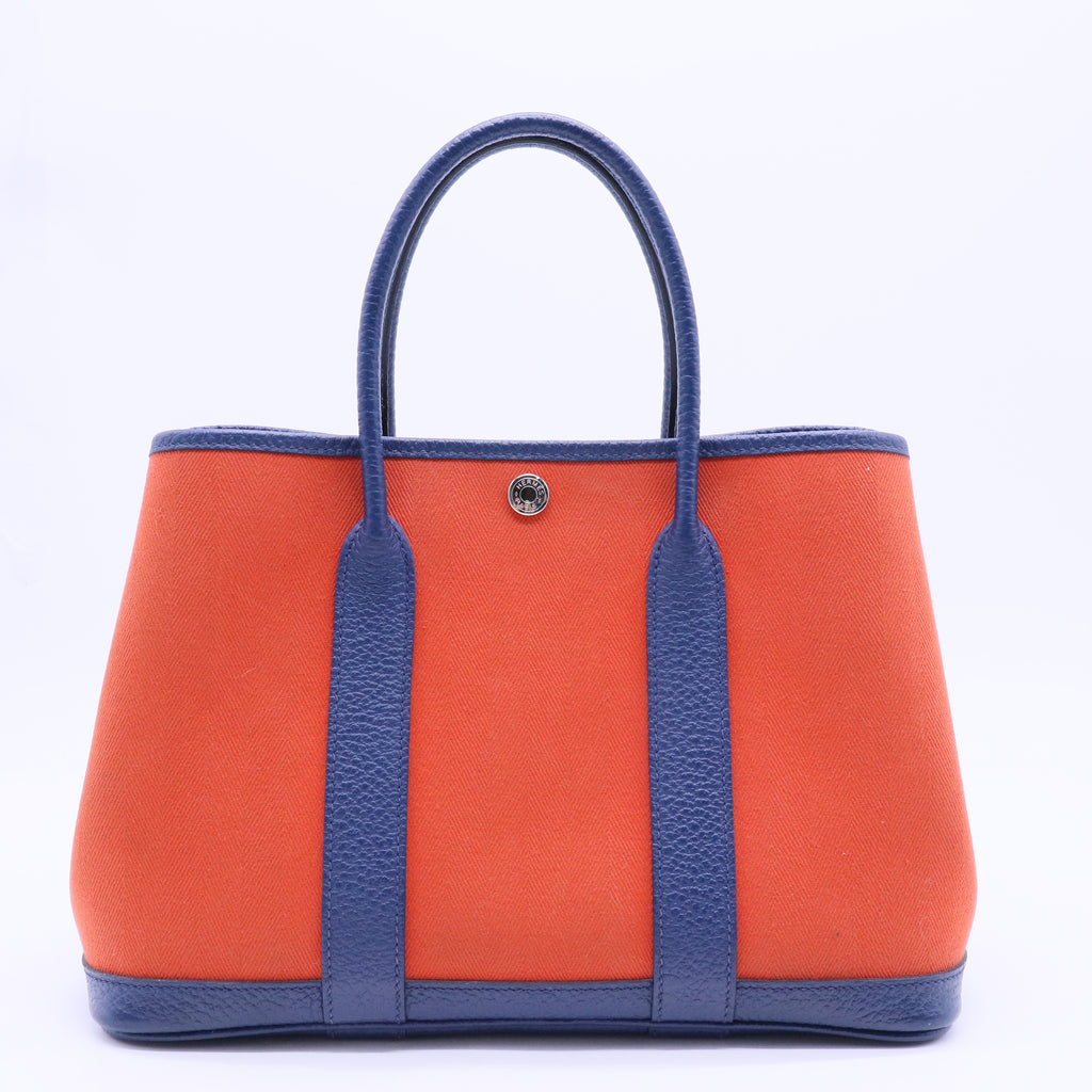 Hermès Garden Party Tote Toile and Leather 30 Twins LDJ2489