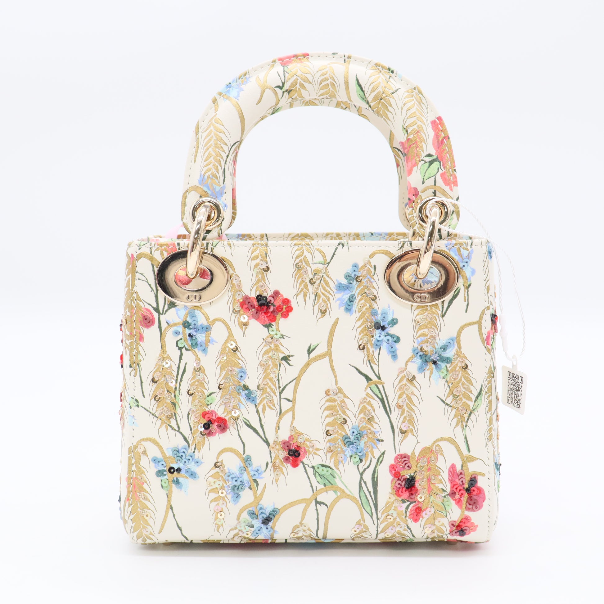 Mini Hibiscus Embroidered Lady Dior BagTwins LDJ3306