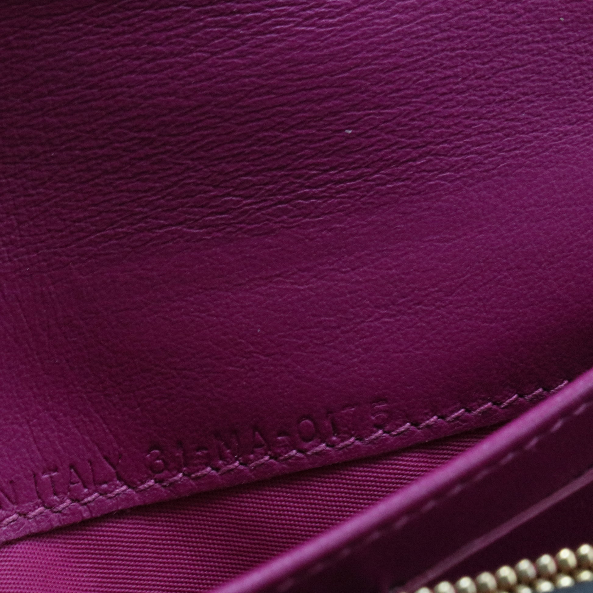 Black Pebbled Leather Diorissimo Long Wallet