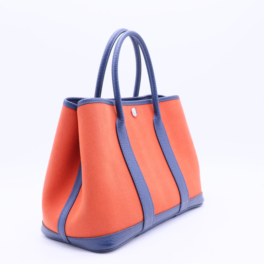 Hermès Garden Party Tote Toile and Leather 30 Twins LDJ2489