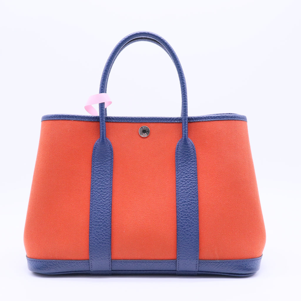 Hermès Garden Party Tote Toile and Leather 30 Twins LDJ2489