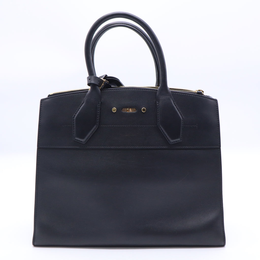 Louis Vuitton City Steamer Handbag Leather MM Twins LDJ3825