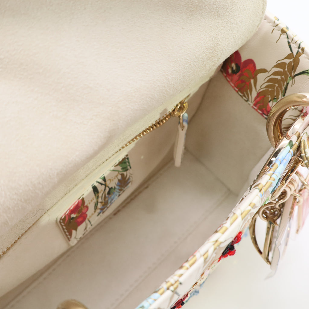 Mini Hibiscus Embroidered Lady Dior BagTwins LDJ3306