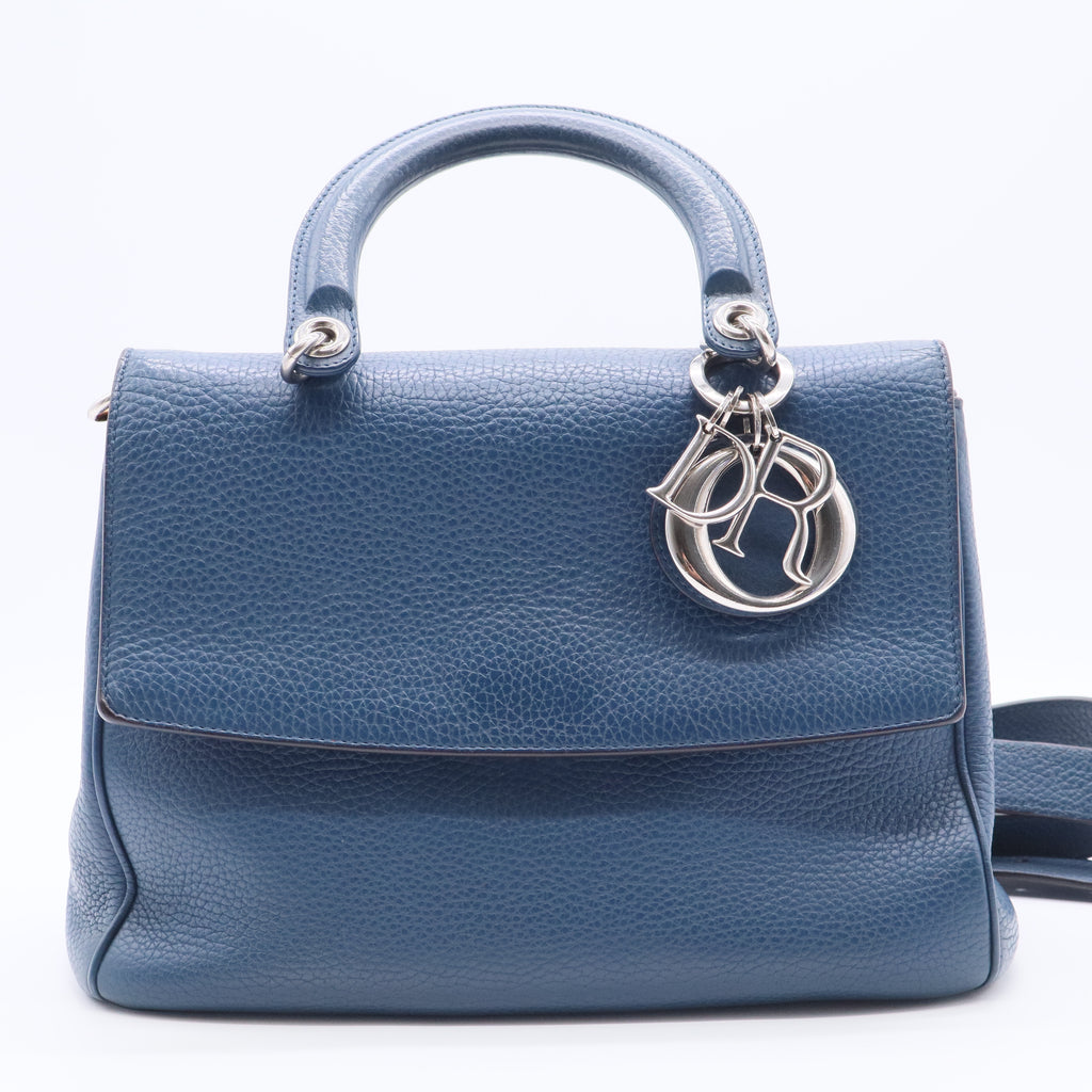 Be Dior Bag Pebbled Leather Small