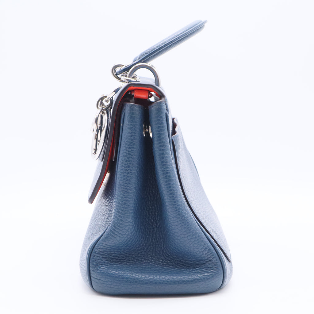 Be Dior Bag Pebbled Leather Small