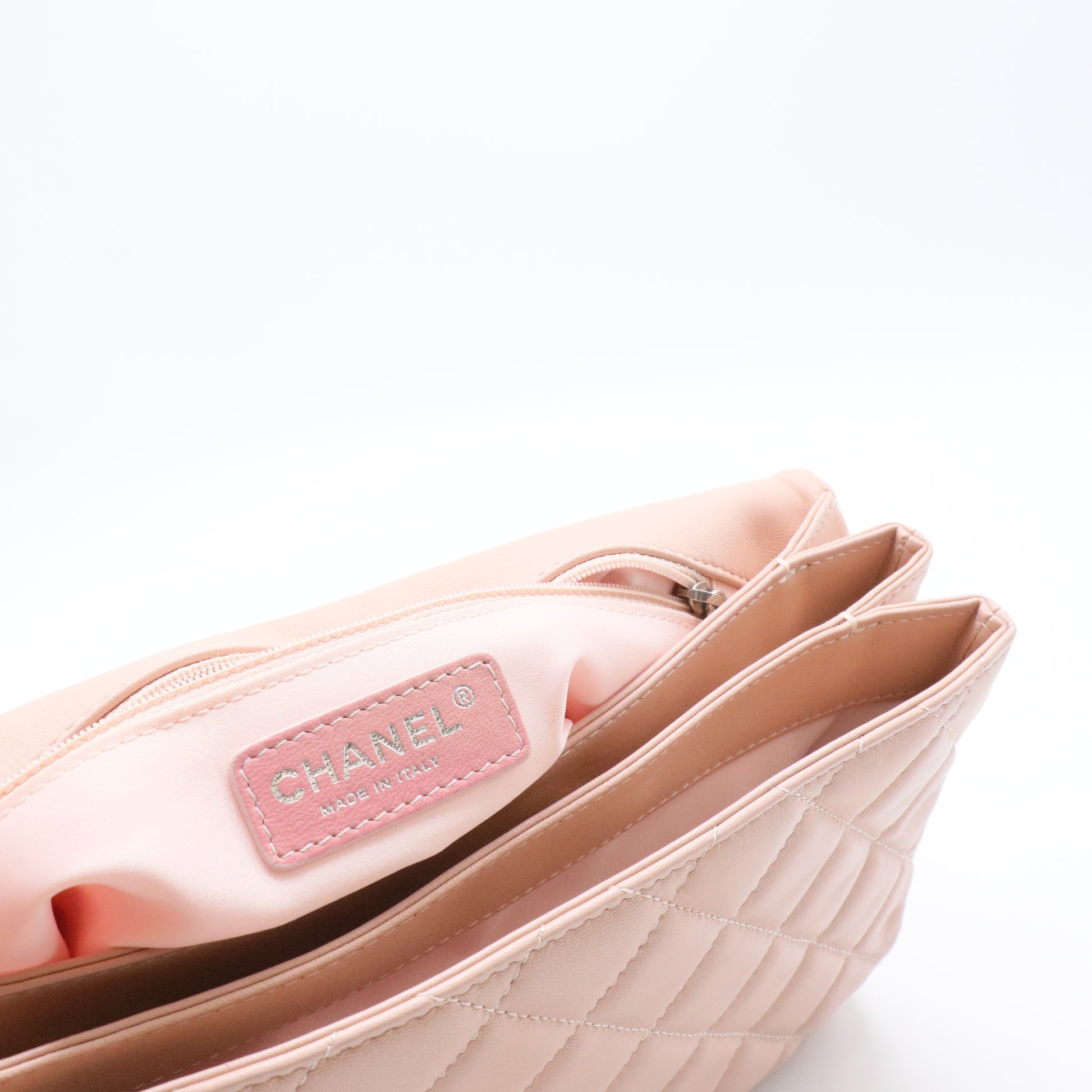 Iridescent Rectangular Classic Flap Bag