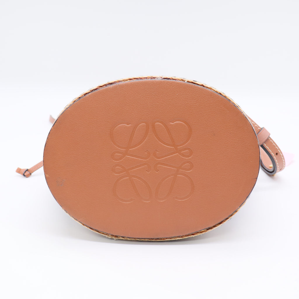 Gate Bucket Bag Leather Medium Twins LDJ3300