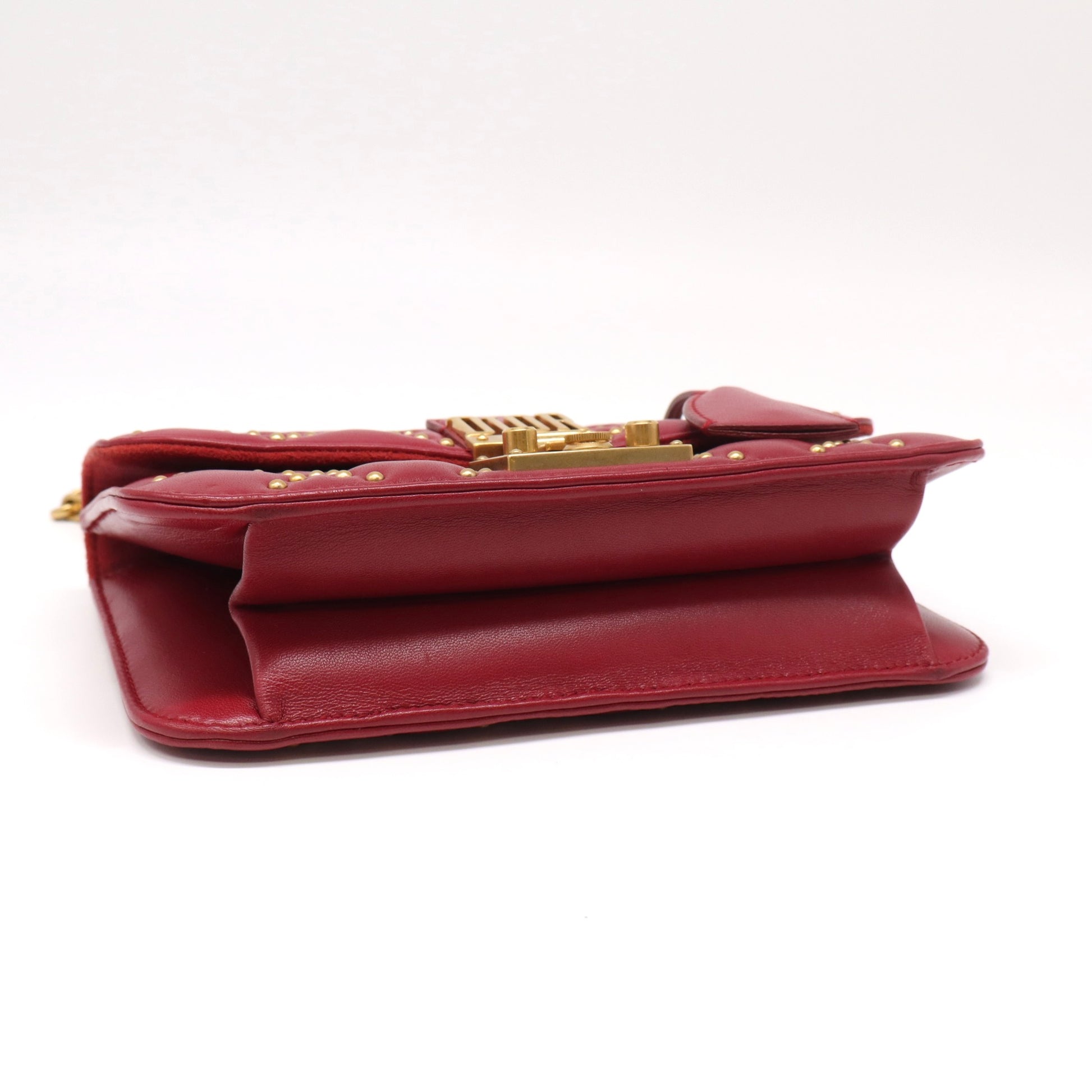 Lambskin Cannage Large Dioraddict Flap Red Twins LDJ4730
