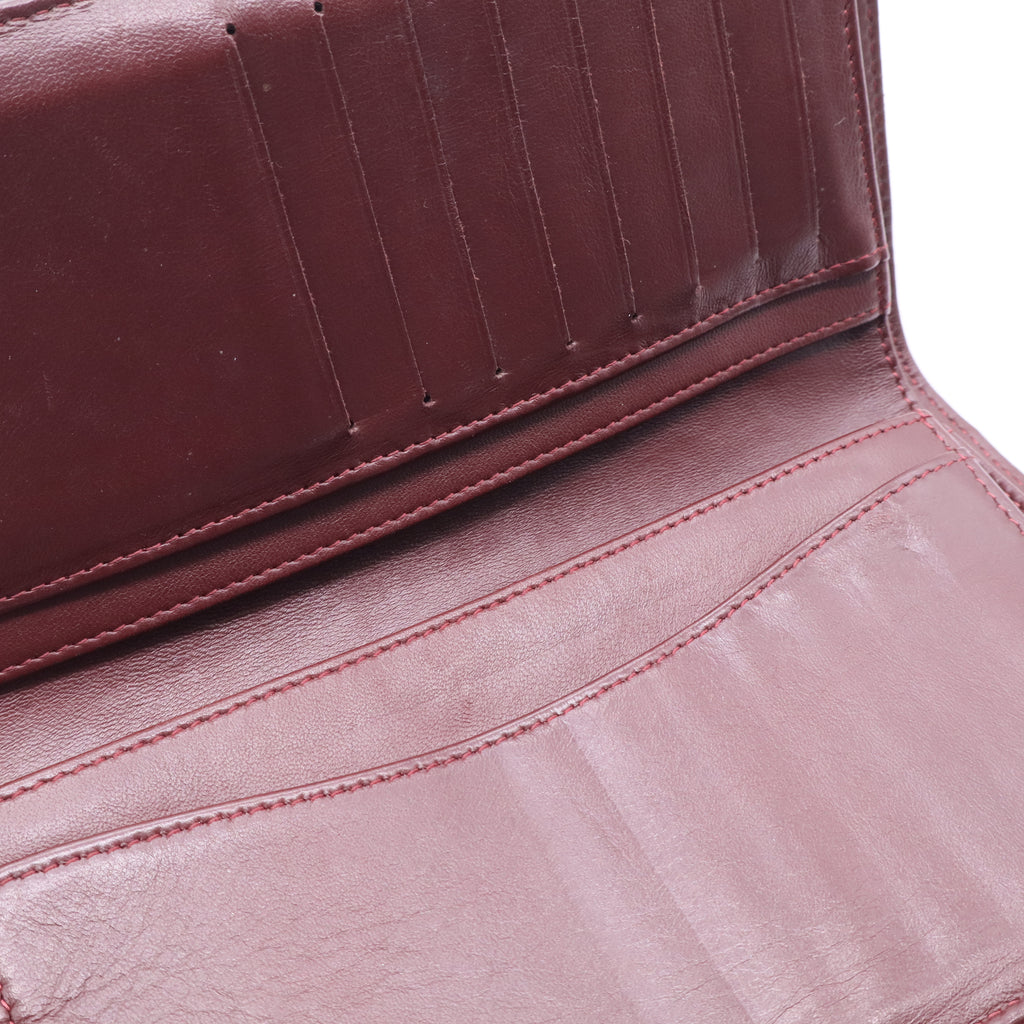 Chanel L-Yen Wallet Quilted Lambskin Long