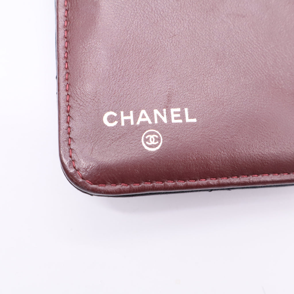 Chanel L-Yen Wallet Quilted Lambskin Long