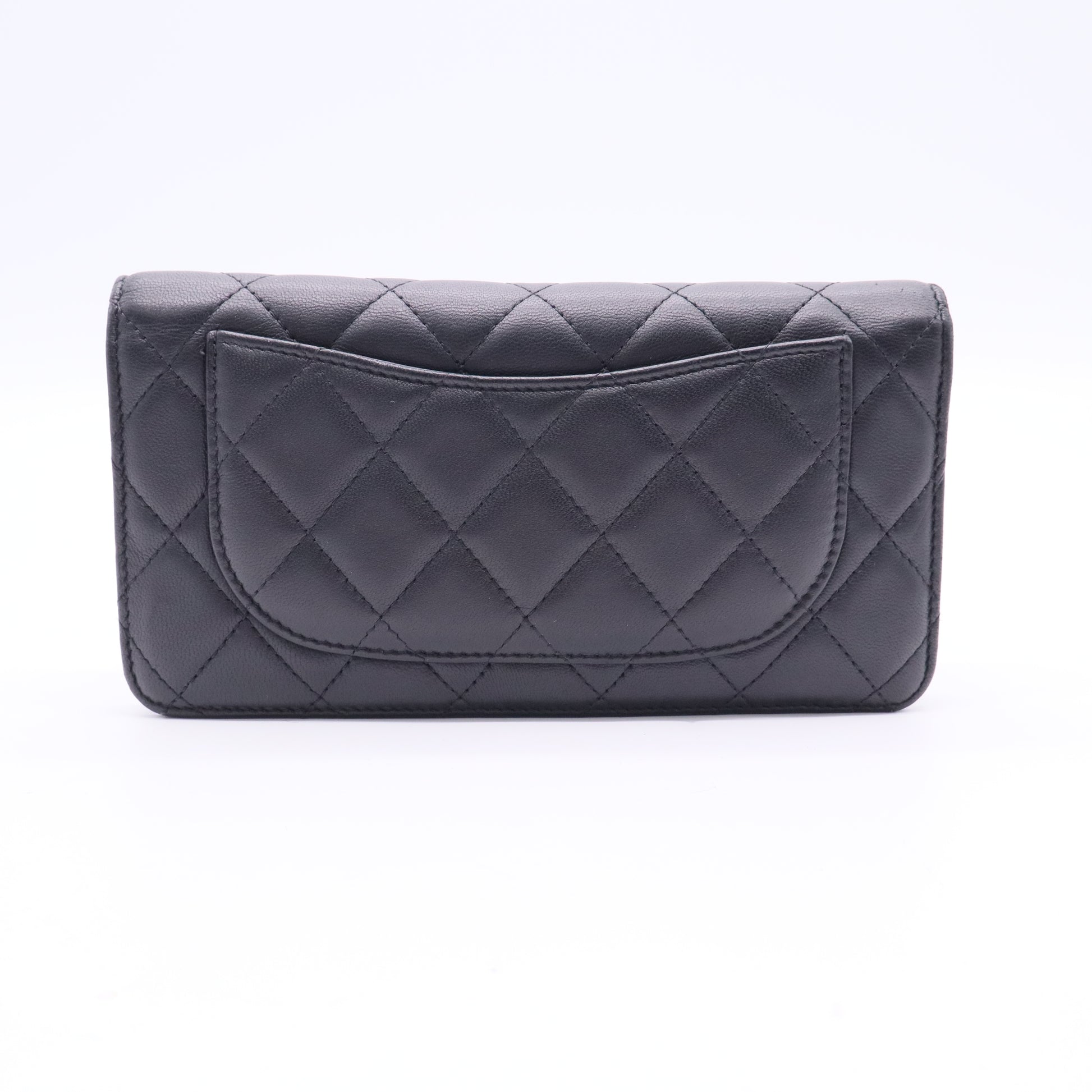 Chanel L-Yen Wallet Quilted Lambskin Long