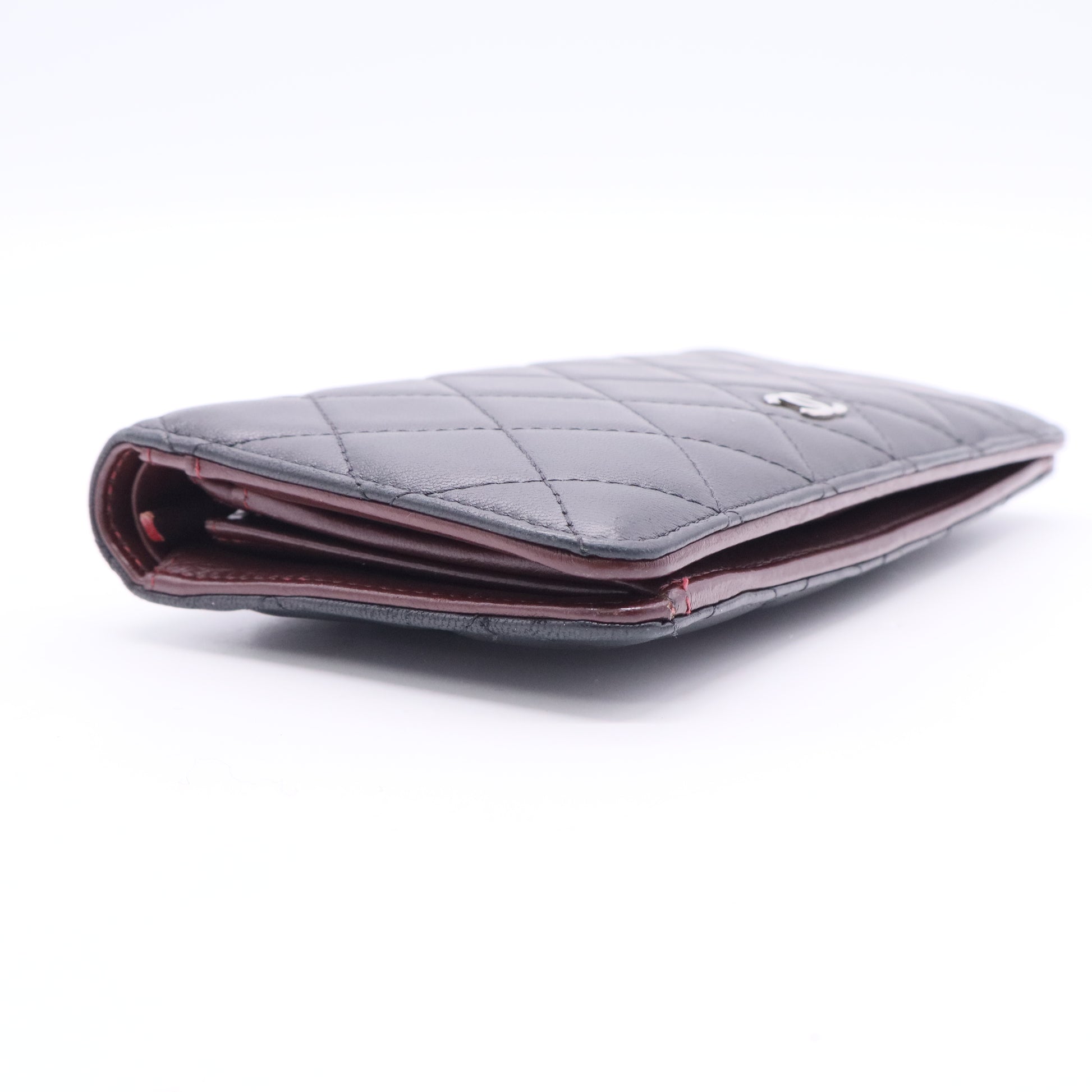 Chanel L-Yen Wallet Quilted Lambskin Long