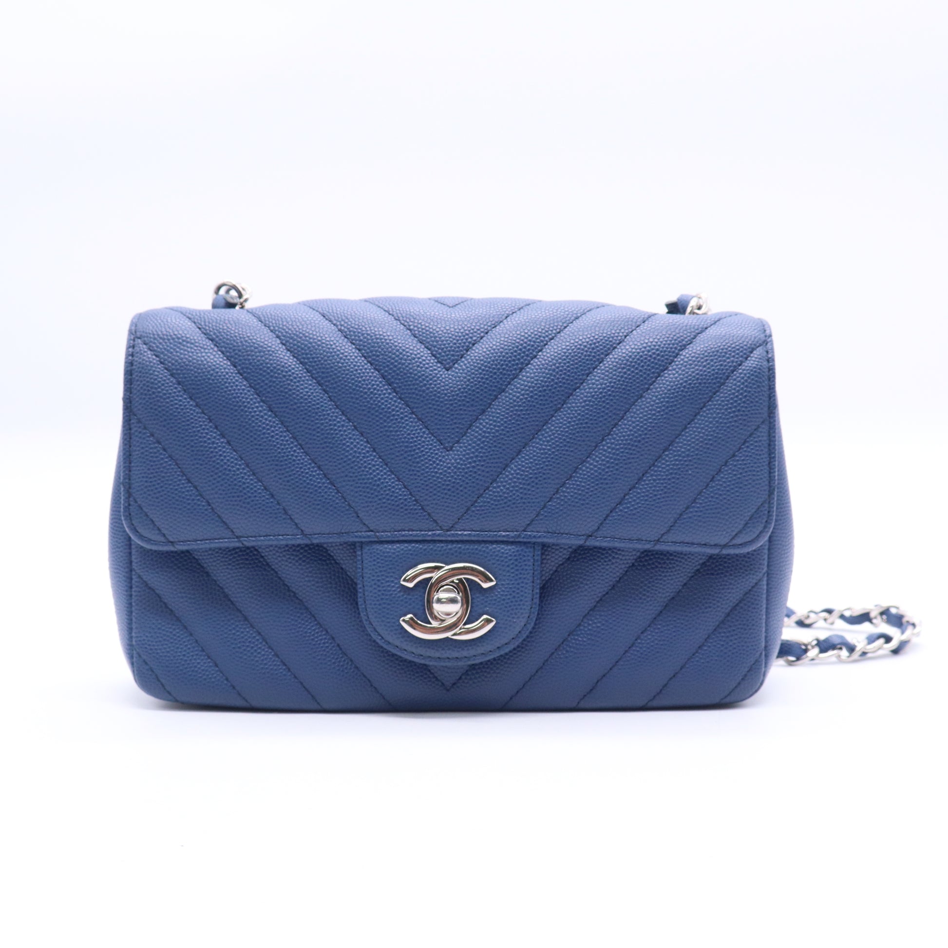 Classic Double Flap Bag Chevron Caviar Twins LDJ3832