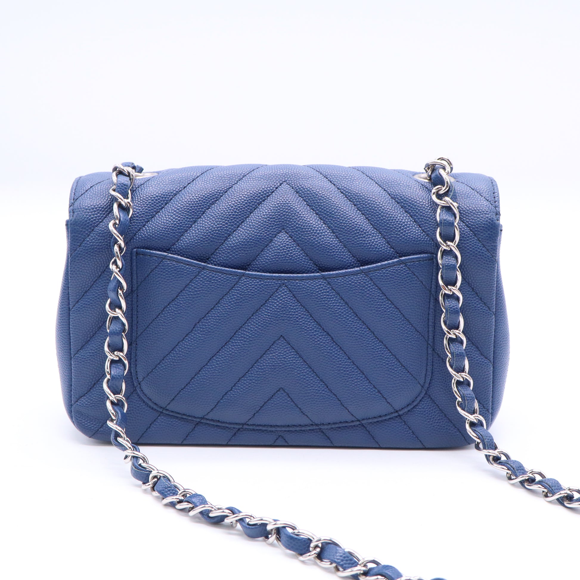 Classic Double Flap Bag Chevron Caviar Twins LDJ3832