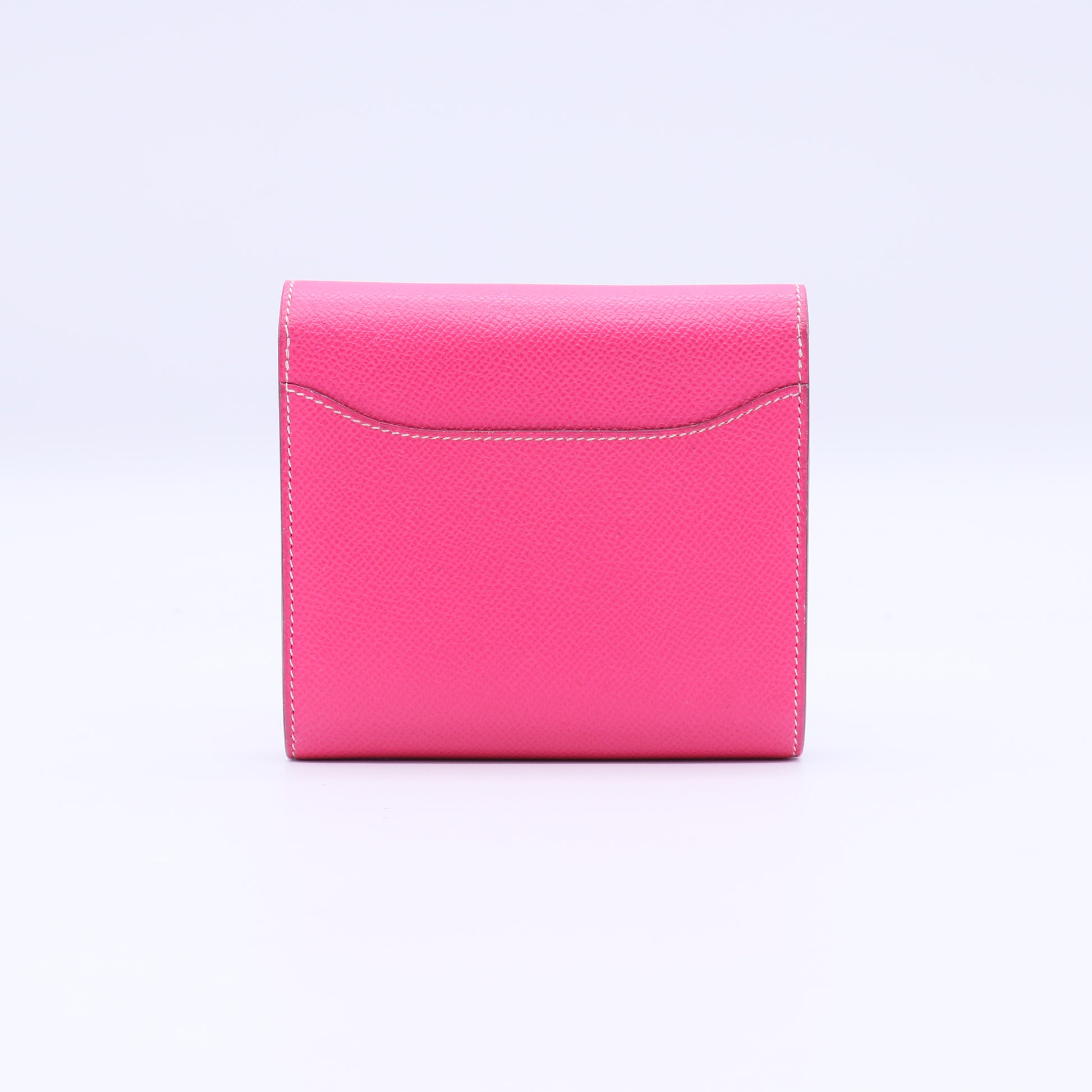 Hermes Epsom Constance Short Wallet Rose Tyrien Twins LDJ3855