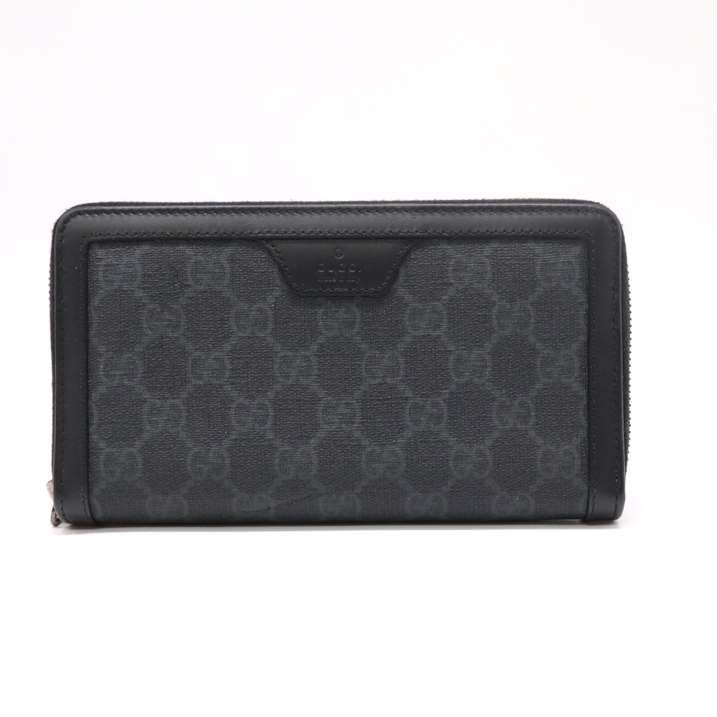 Gucci GG Supreme Zip Around Long Wallet Twins LDZ098