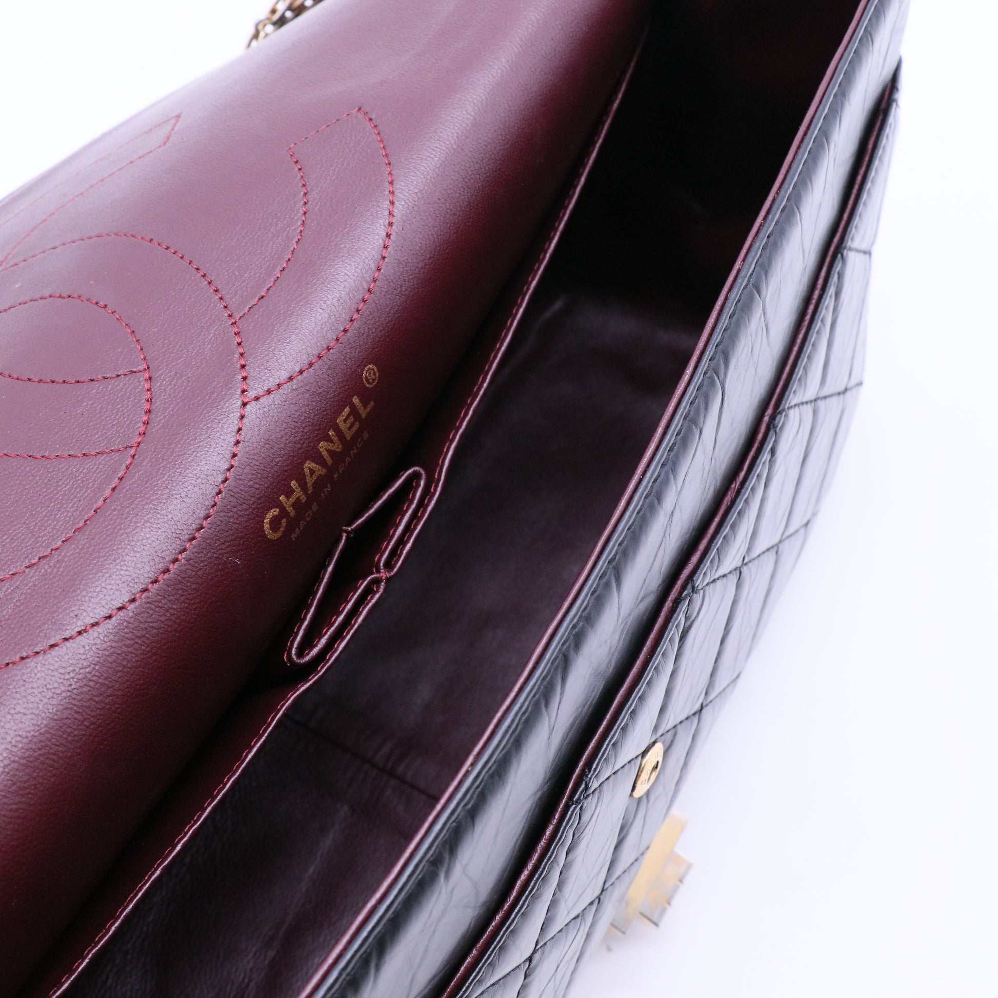 Reissue 2.55 Flap Bag Quilted Aged Calfskin 227 Twins LDJ2491