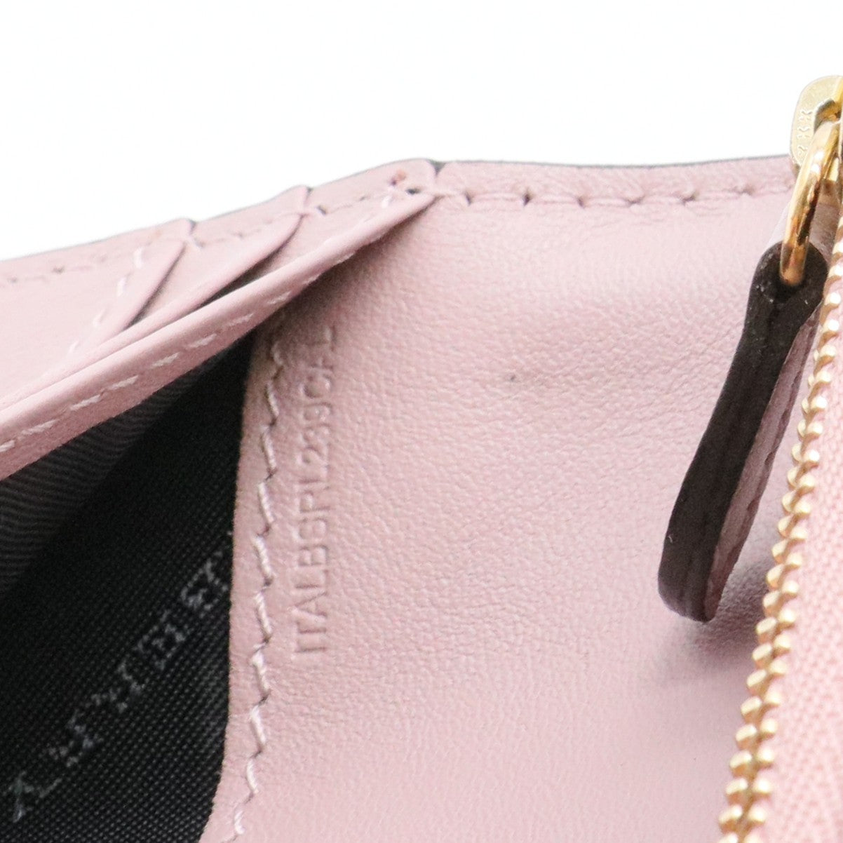 Leather Plaid Print Continental Wallet
