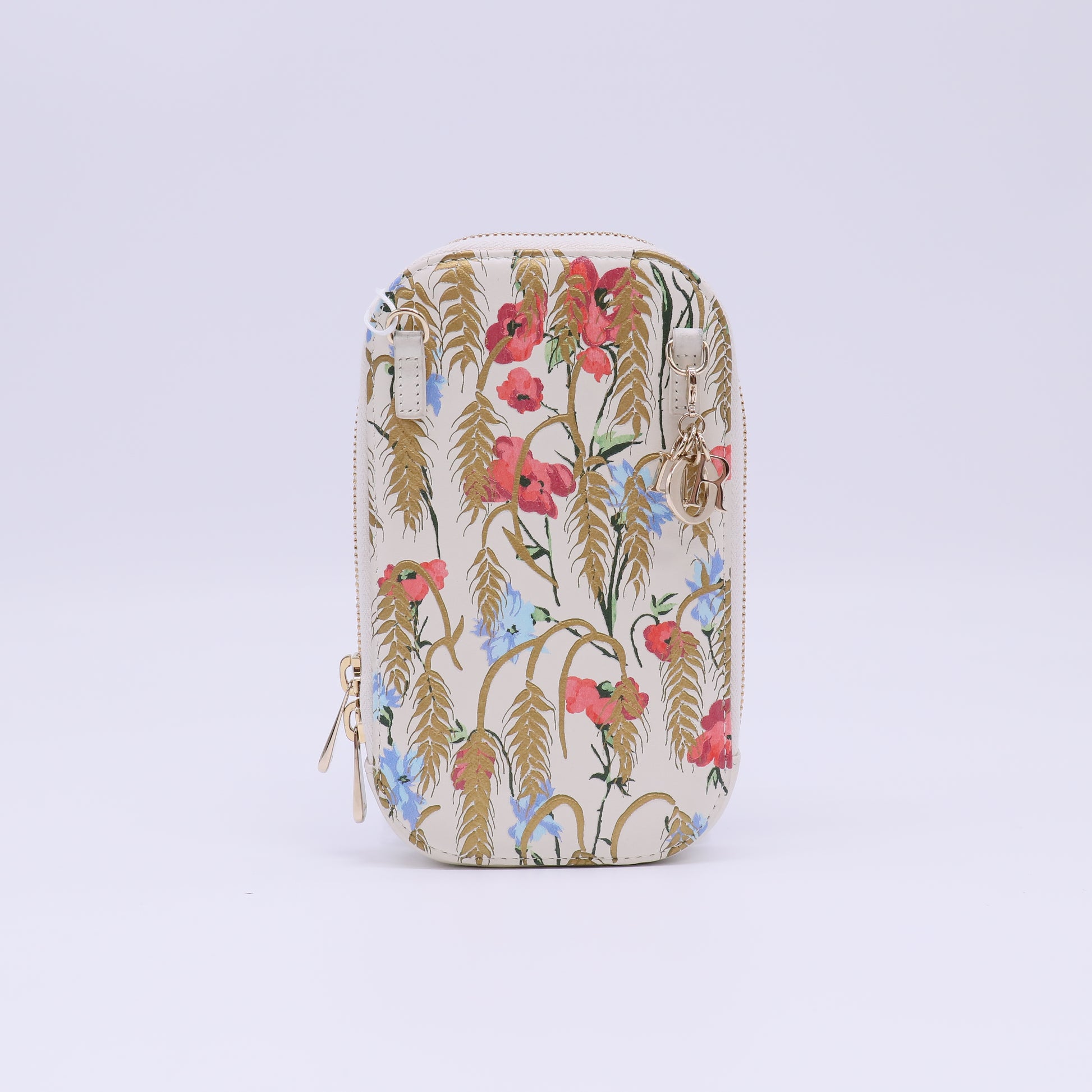 Christian Dior Lady Dior Call'in Dior Phone Holder (Dior Hibiscus Edition) W22290