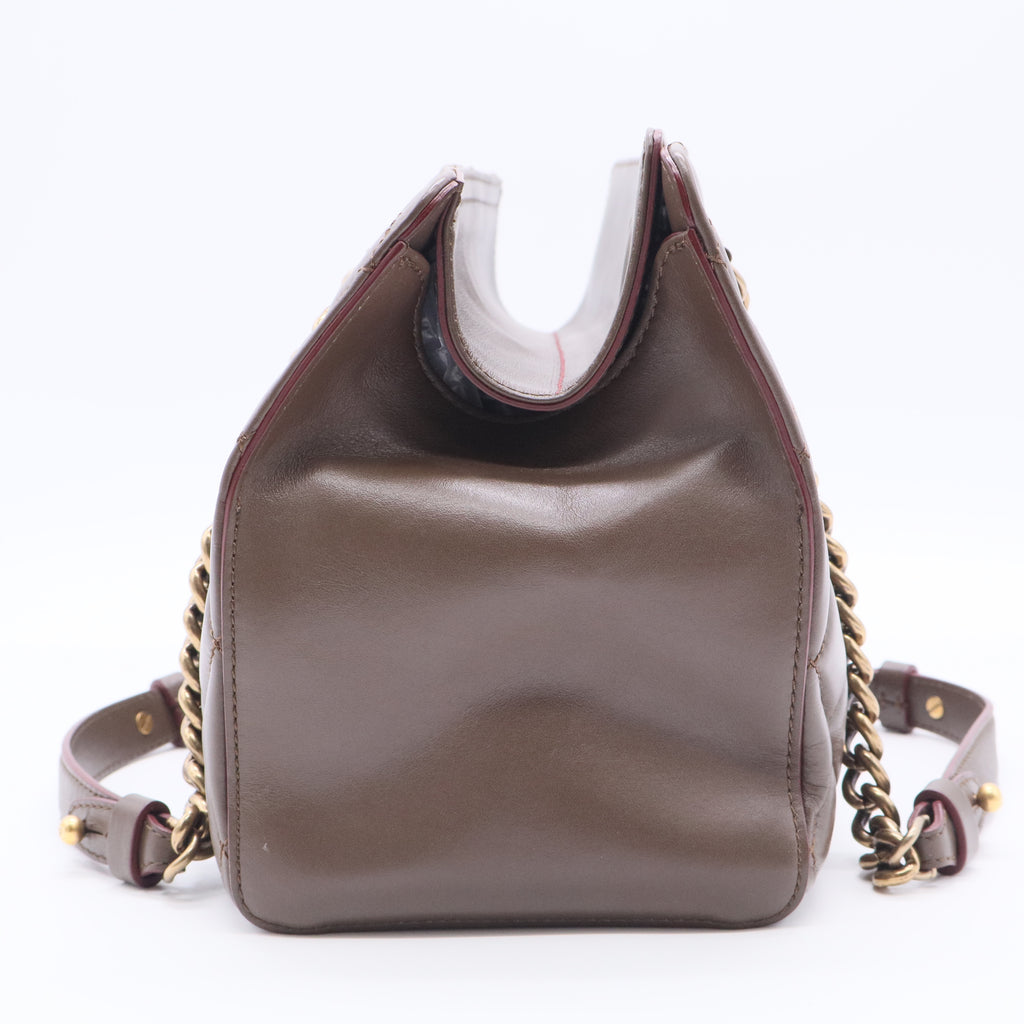 Perfect Edge Tote Quilted Leather Small