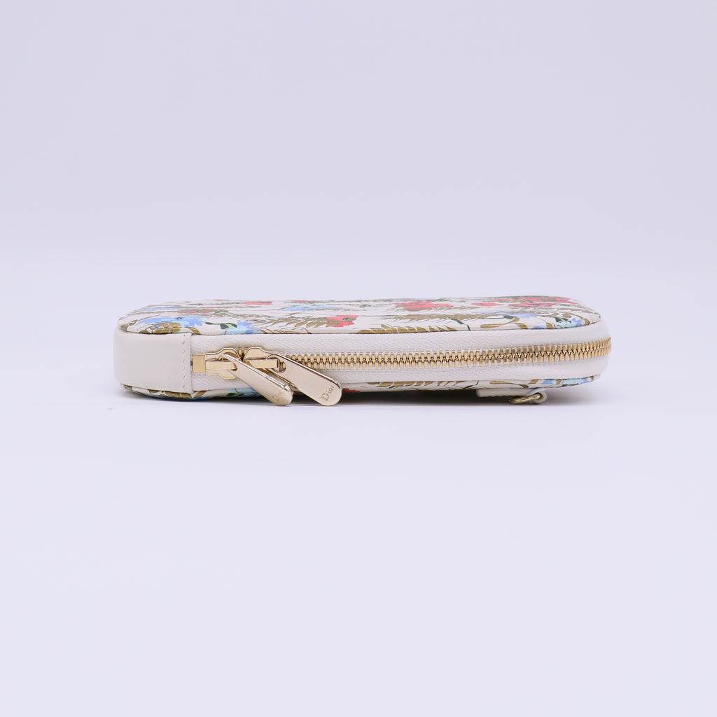 Christian Dior Lady Dior Call'in Dior Phone Holder (Dior Hibiscus Edition) W22290