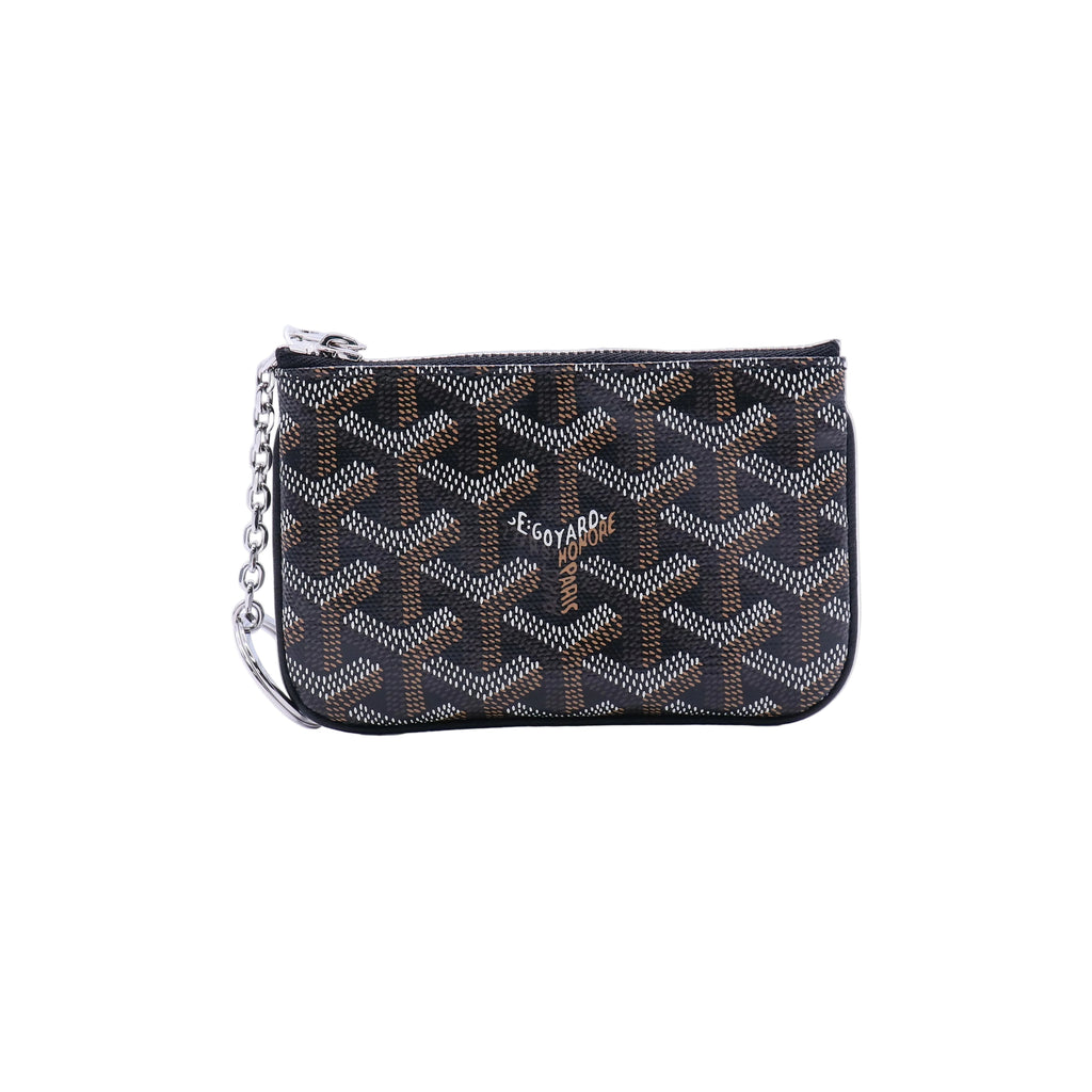 Goyard Goyardine Nano Senat Key Pouch Navy Twins LDJ3854