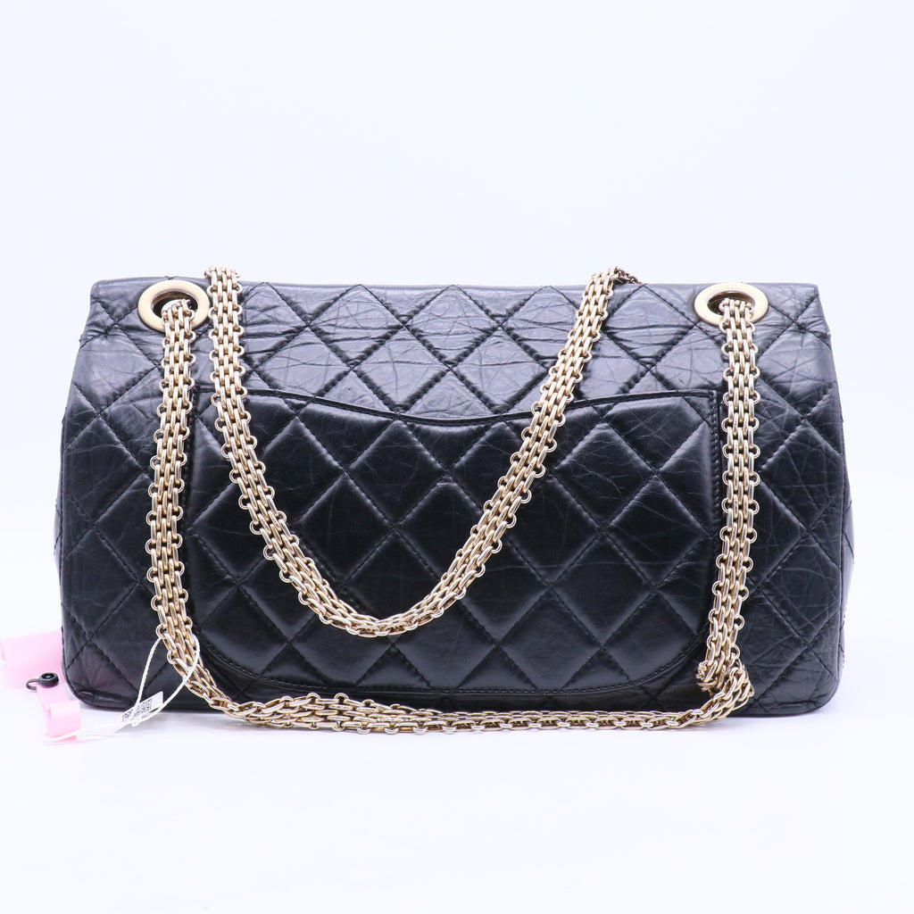 Reissue 2.55 Flap Bag Quilted Aged Calfskin 227 Twins LDJ2491