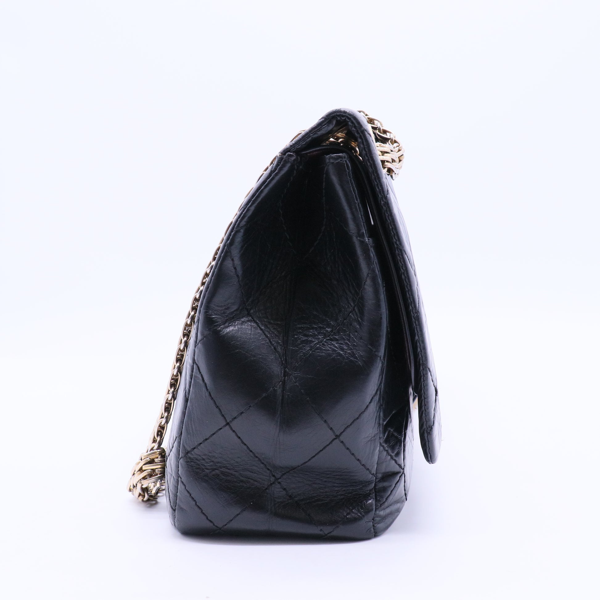 Reissue 2.55 Flap Bag Quilted Aged Calfskin 227 Twins LDJ2491