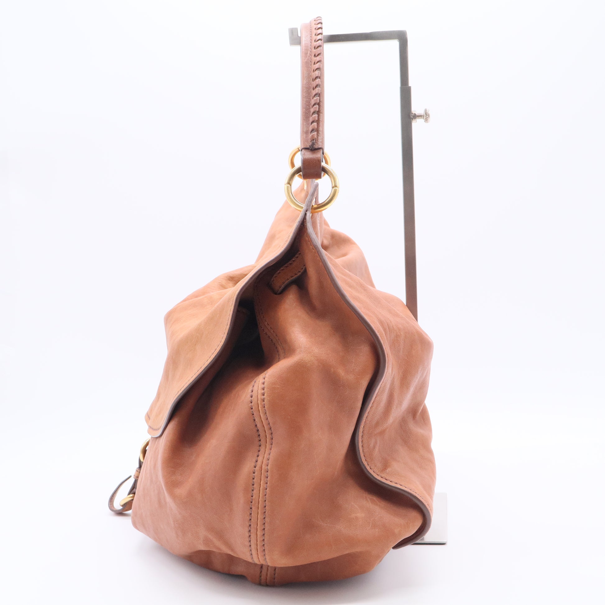 Aviator Hobo Leather Medium