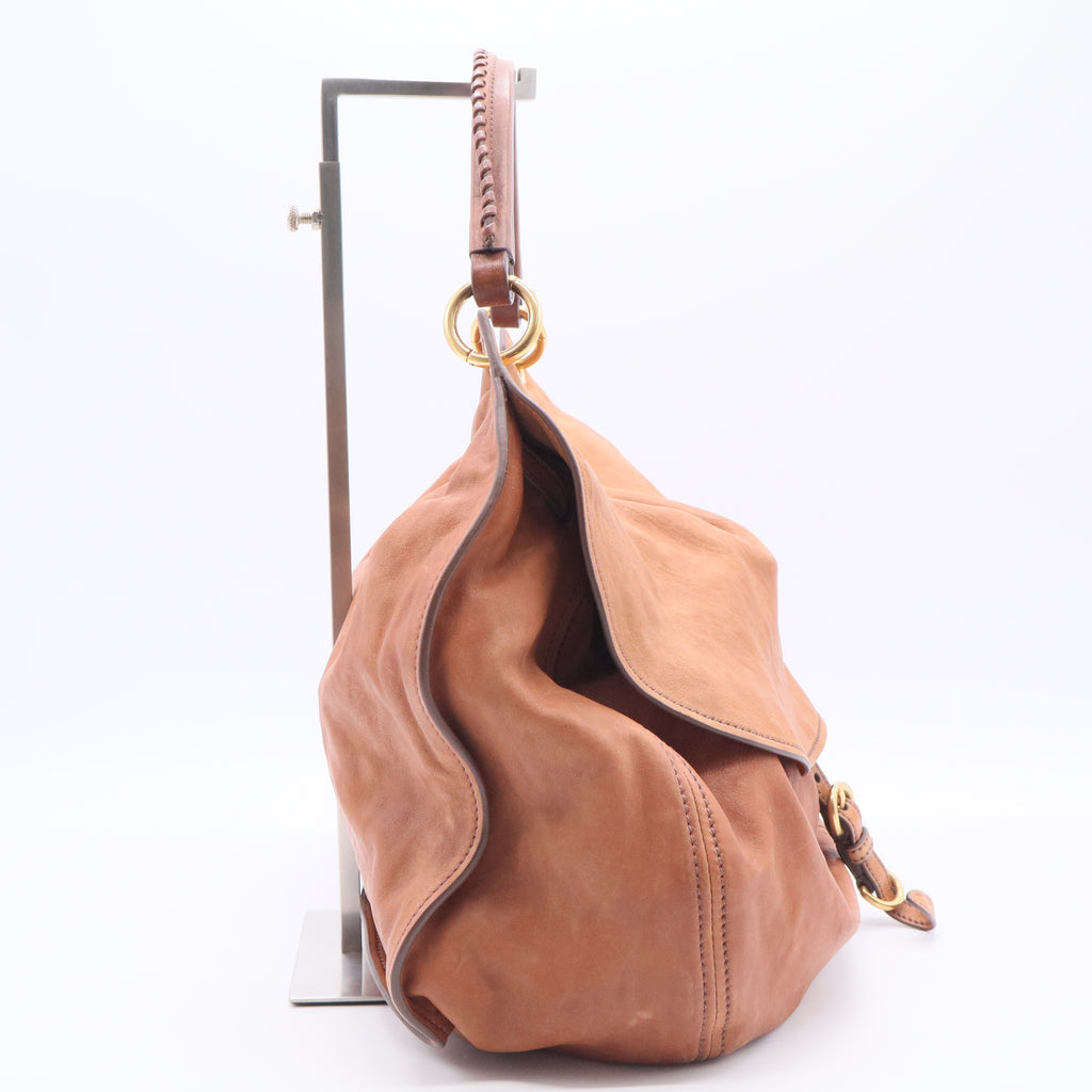 Aviator Hobo Leather Medium