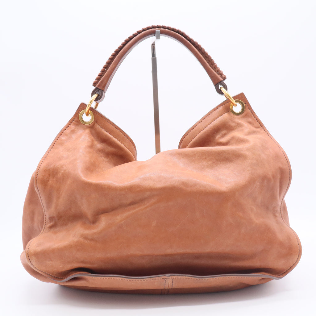 Aviator Hobo Leather Medium