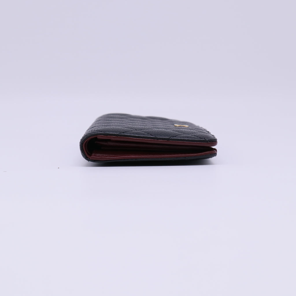 Chanel Caviar Quilted Yen Wallet W22229