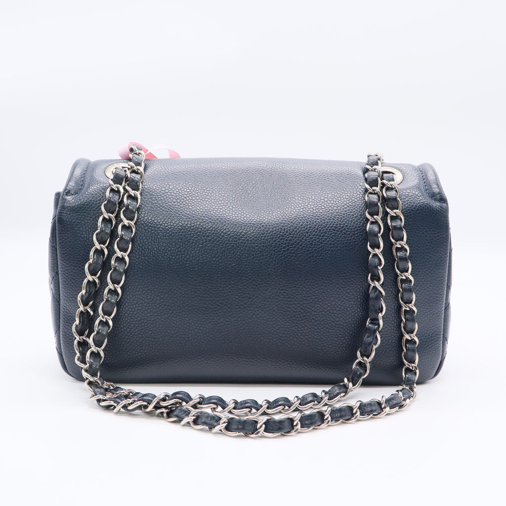 Timeless CC Flap Bag Blue Cavier Edition Twins LDJ3305