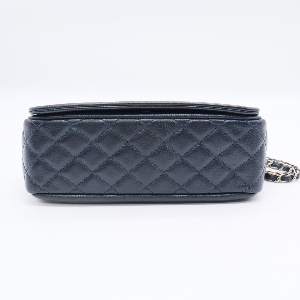 Timeless CC Flap Bag Blue Cavier Edition Twins LDJ3305