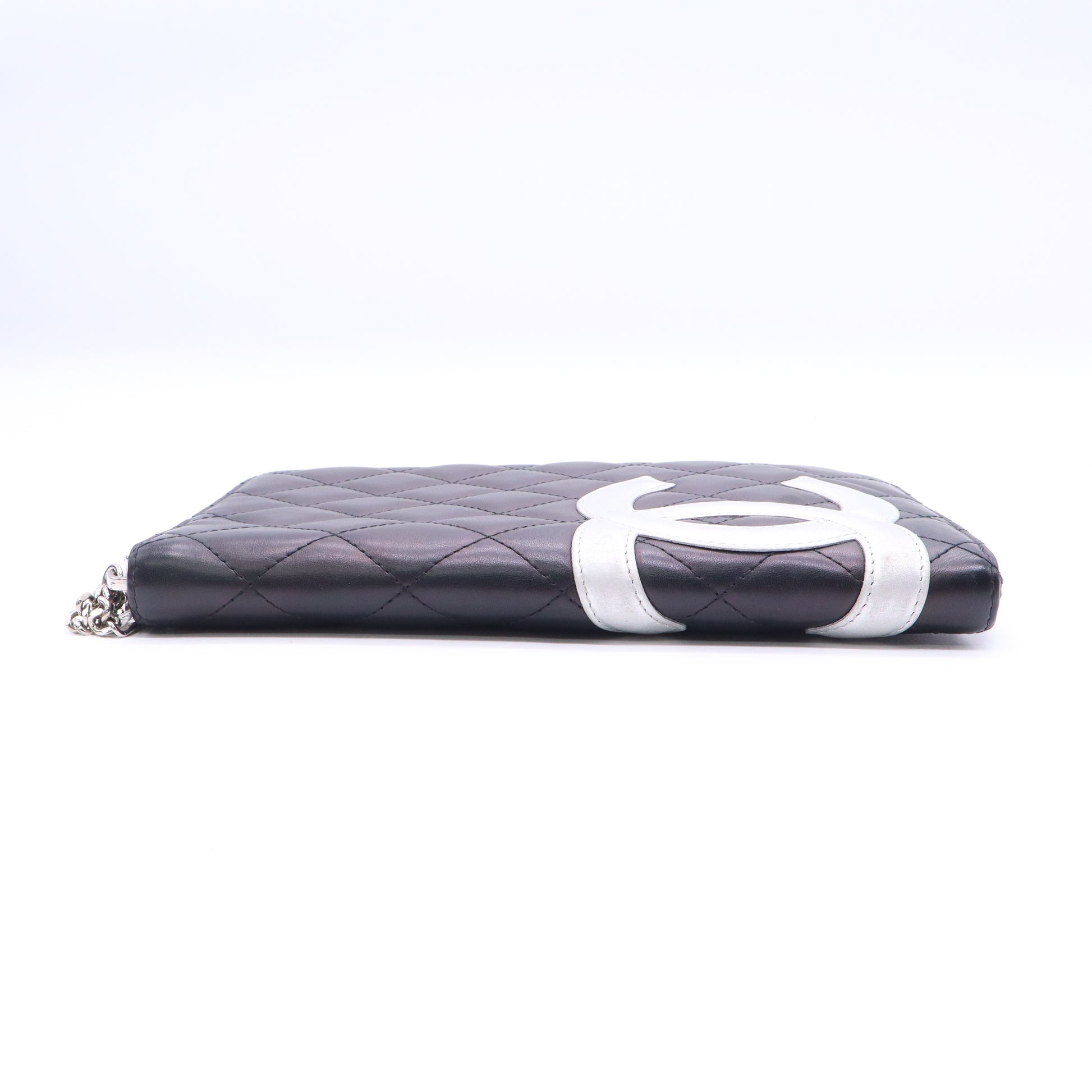 Cambon Zip Around Organizer Wallet Quilted Lambskin Twins LDJ3813