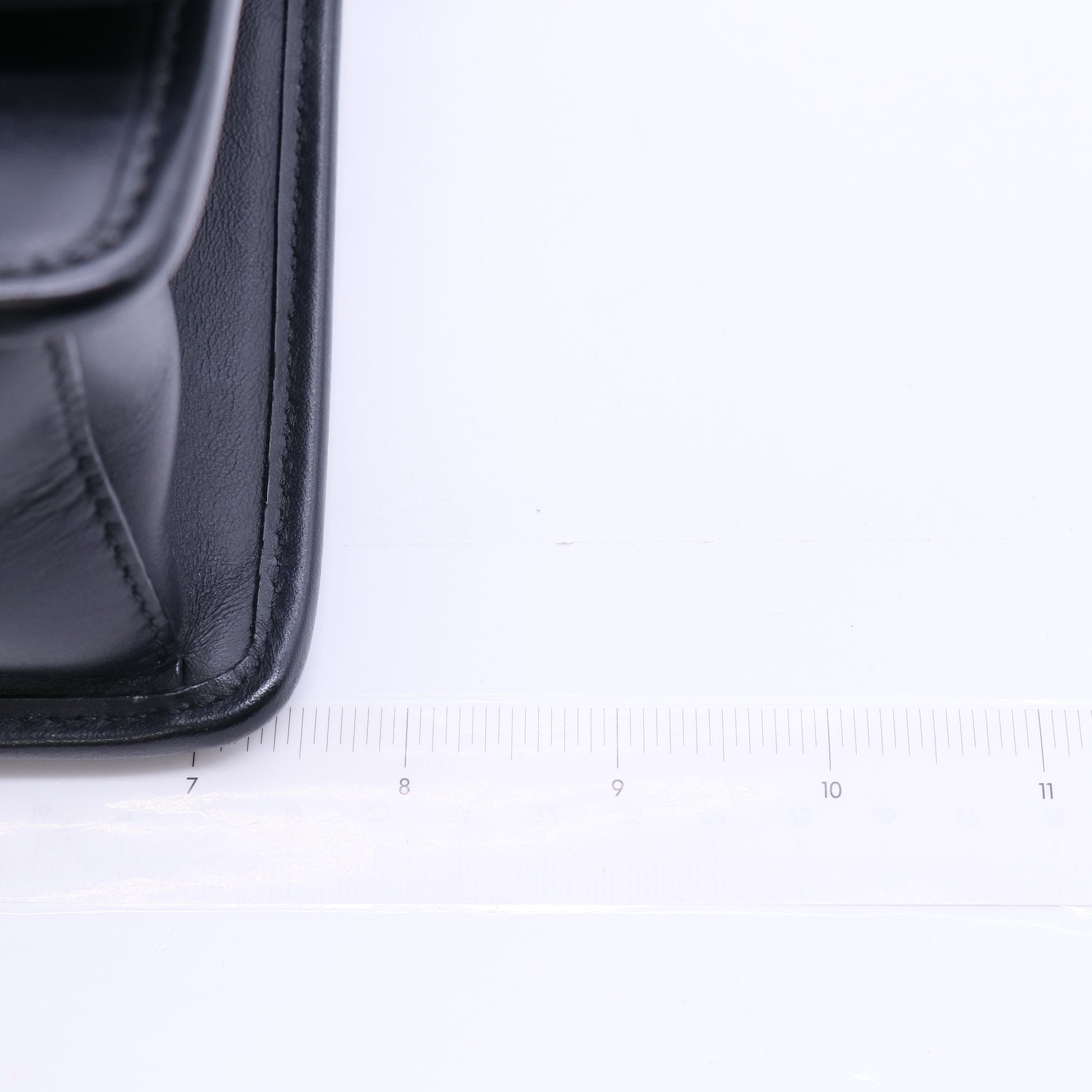 Fendi Black Leather Kan I Logo Small Crossbody Bag  Twins LDJ3860