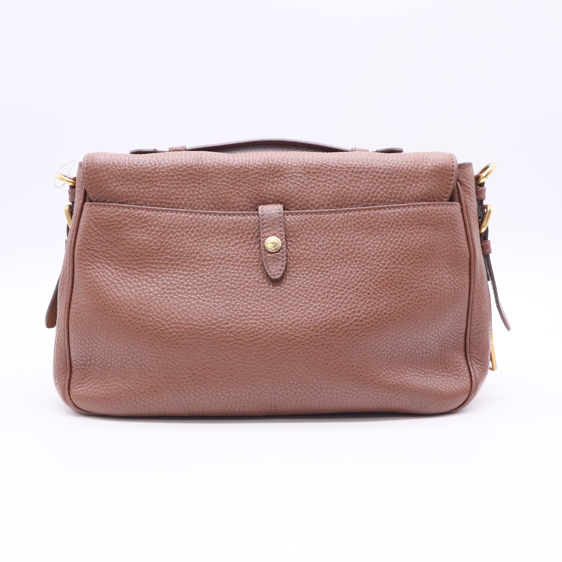 Prada Push Lock Flap Messenger Bag Vitello Daino Small Twins LDJ2492