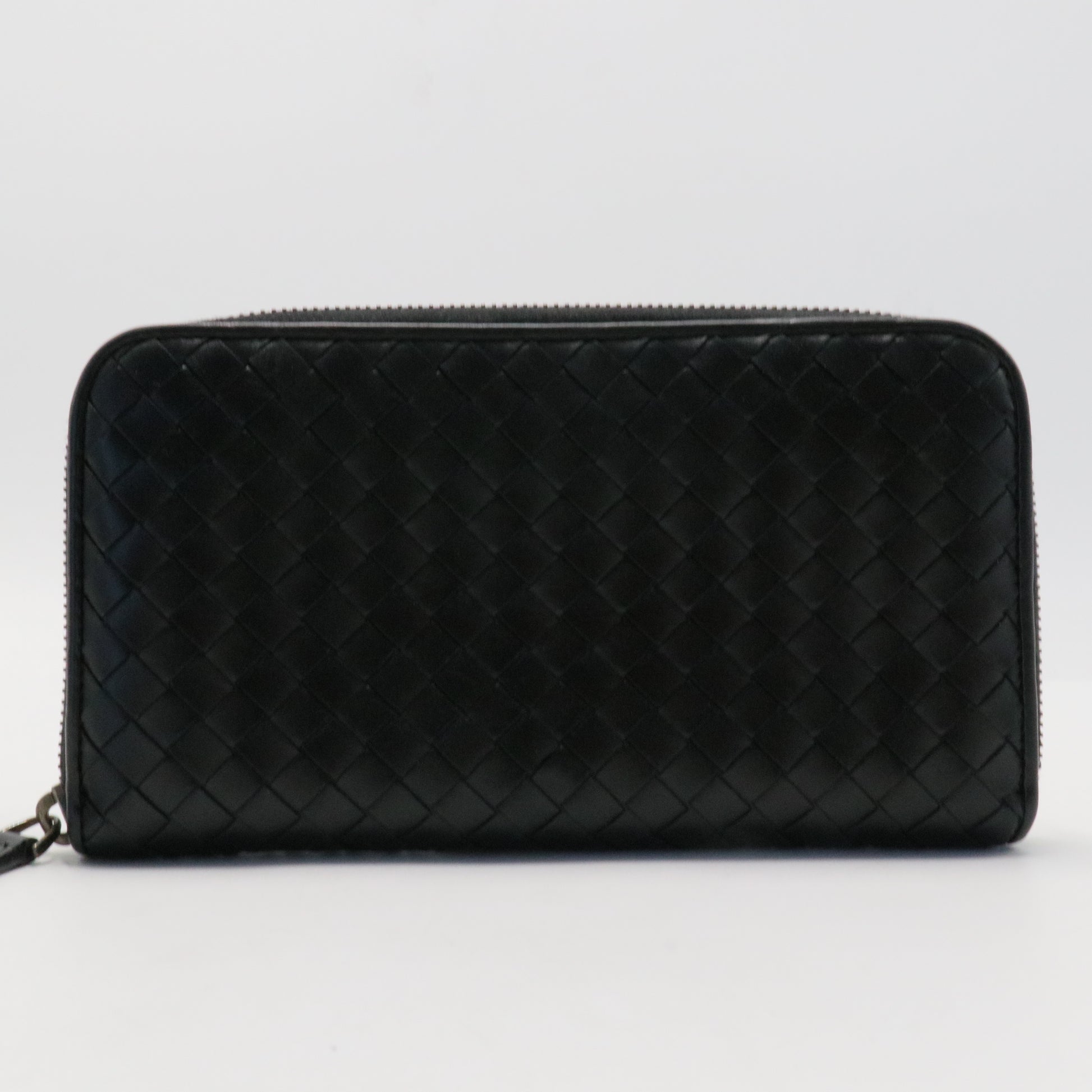 Nappa Intrecciato Zip Around Wallet