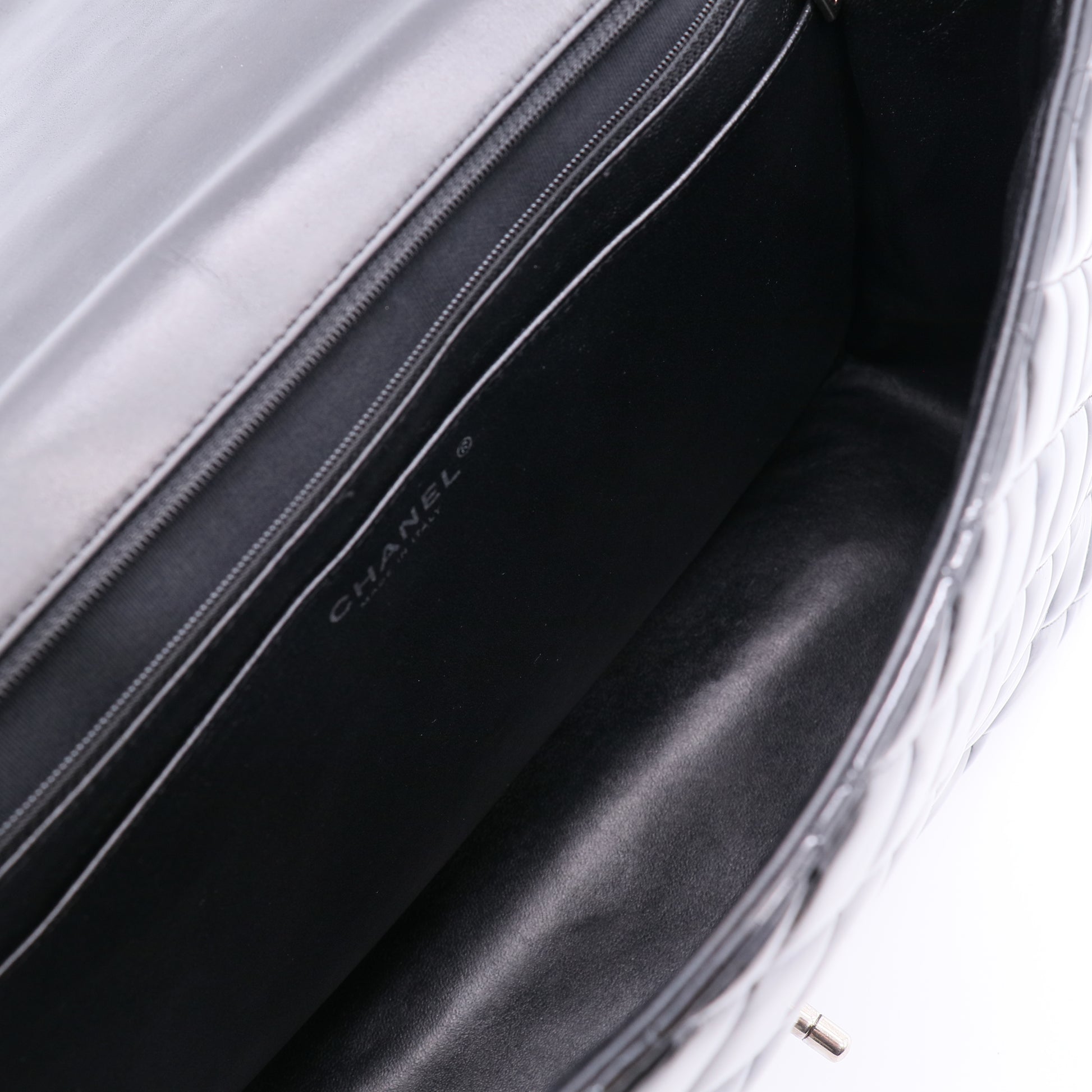 Classic Patent Maxi Double Flap Bag