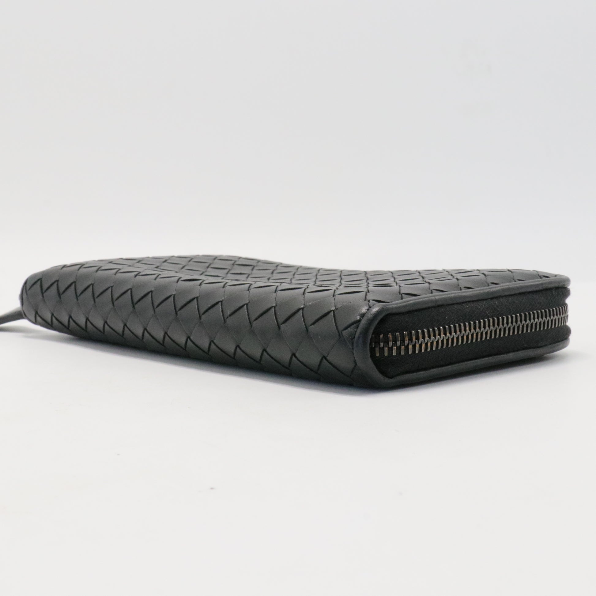 Nappa Intrecciato Zip Around Wallet