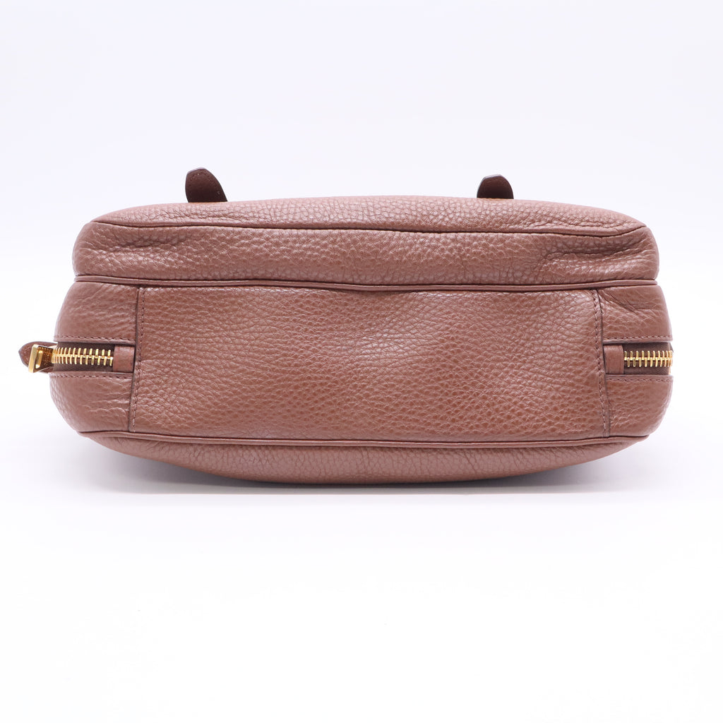 Prada Push Lock Flap Messenger Bag Vitello Daino Small Twins LDJ2492