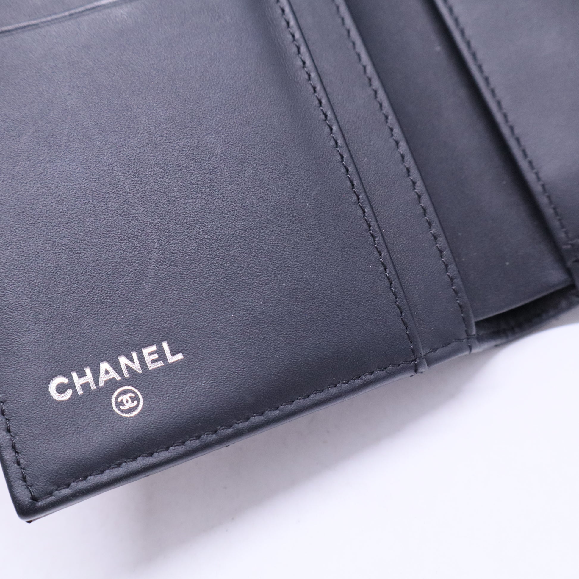 2014 Interlocking CC Logo Trifold Wallet W20489