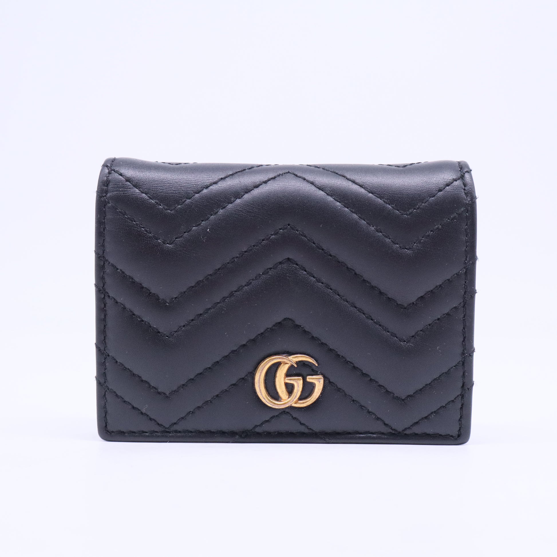 Marmont Double G Logo Compact Wallet W20472