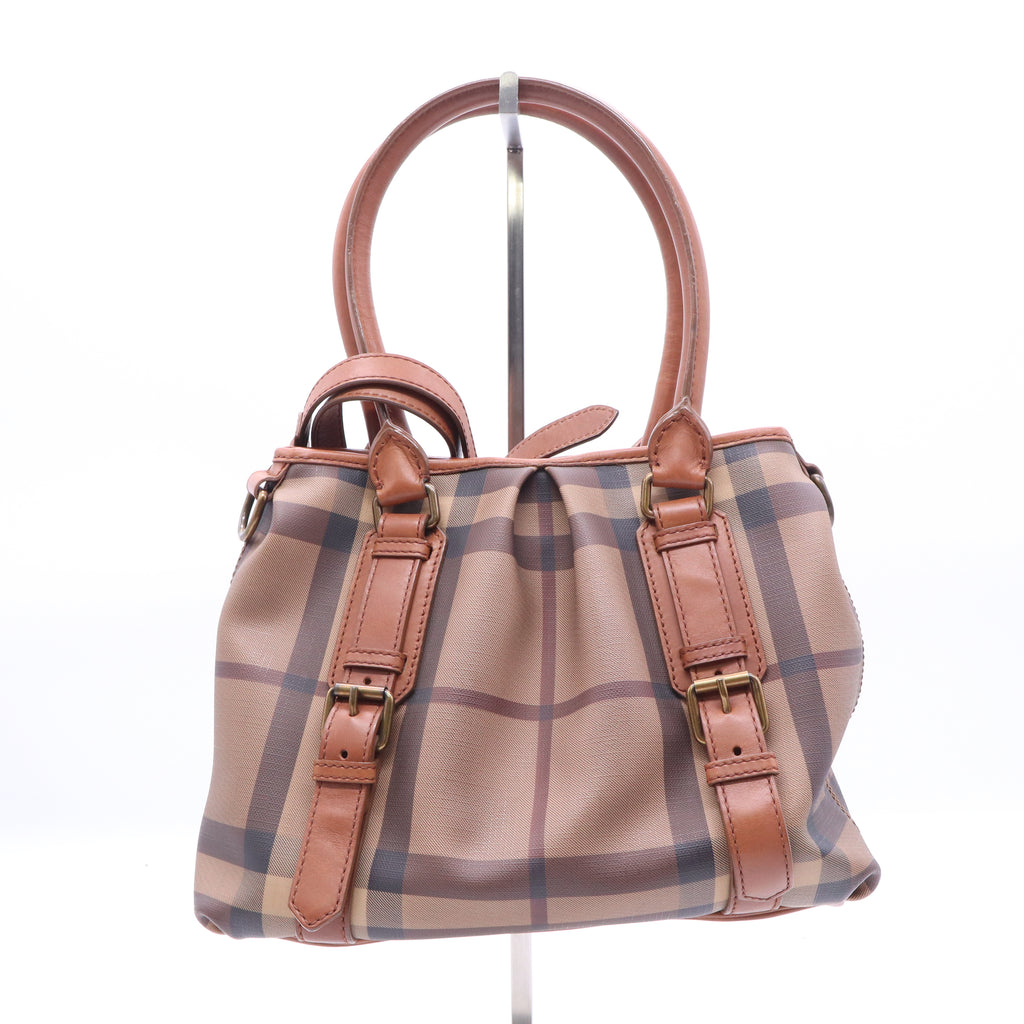 Smoked Check Coated Canvas Northfield Bag  B21482