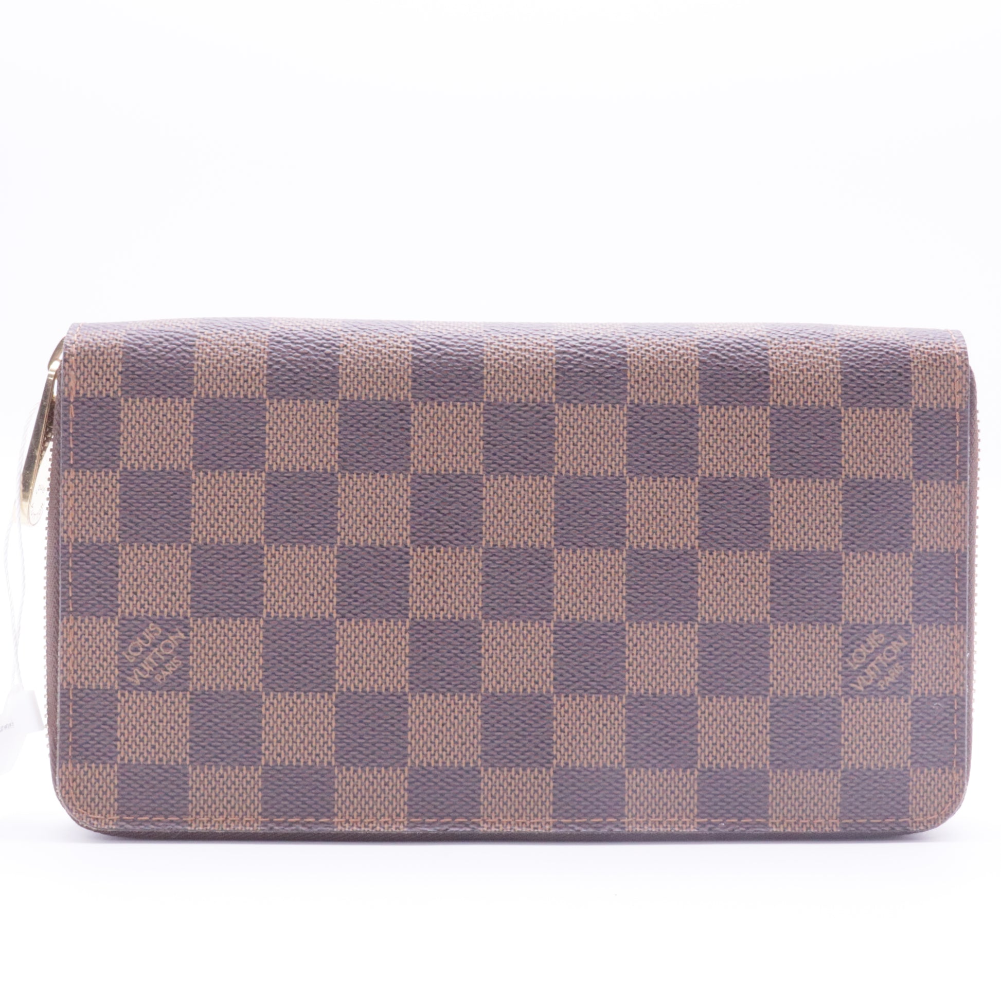 Zippy wallet in Damier Ebene canvas twins