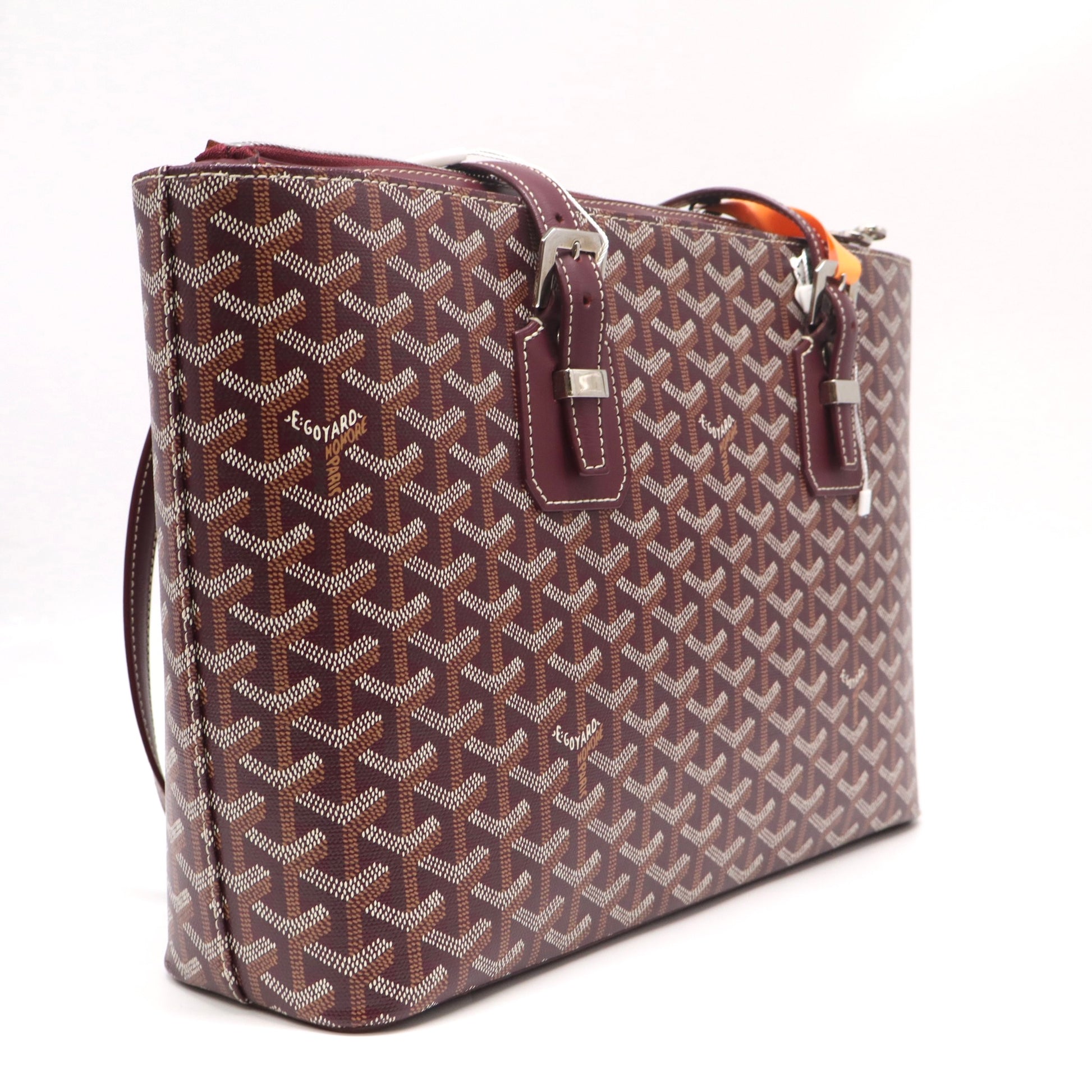 Goyard Marquises Burgundy Tote Bag LDZ114