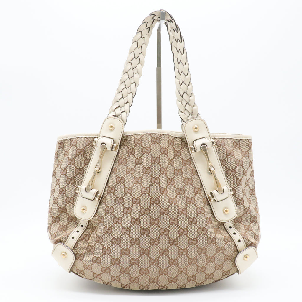 Monogram Small Pelham Shoulder Bag Off White