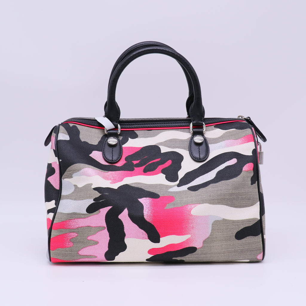 Anselm Reyle Camouflage Boston Bag B22816